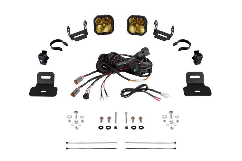 Can-Am Maverick X3 Ditch Lights - Diode Dynamics - Stage Series - Yellow - `17-`25